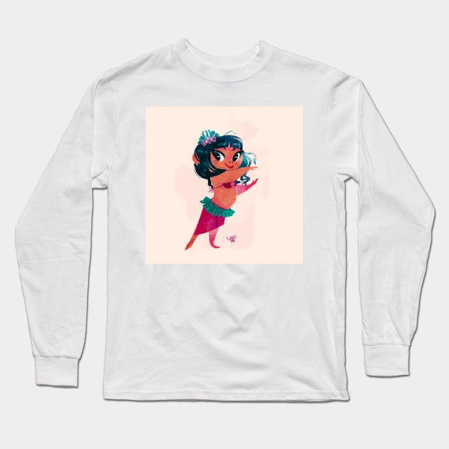 DANCER Long Sleeve T-Shirt by ColorMeowStudio